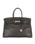Hermes Birkin 35, &pound;8,000, Handbags, Grey, Leather, Front view